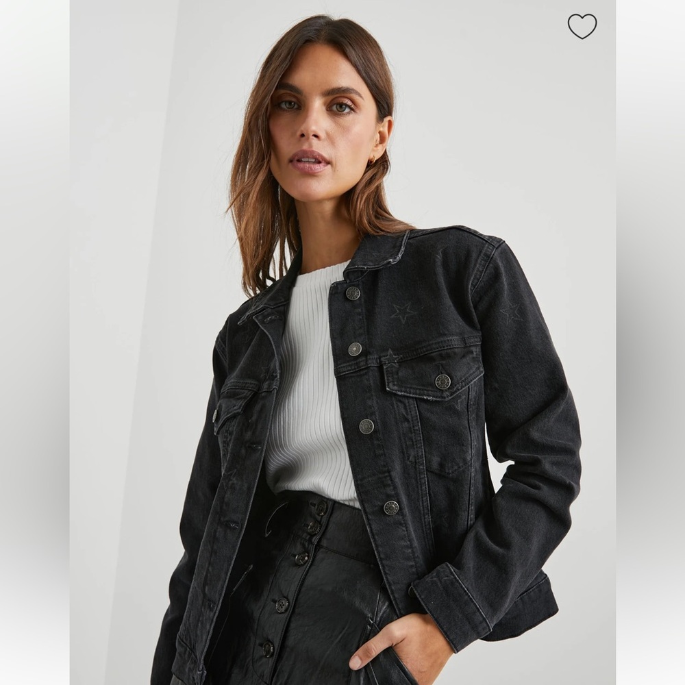 NWT Rails Mulholland Star Denim Jacket - Picture 4 of 6